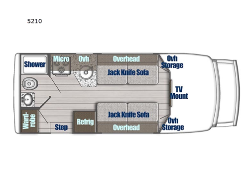 BT Cruiser 5210 Floorplan