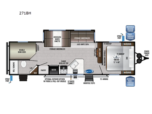 Della Terra 271BH Floorplan Image