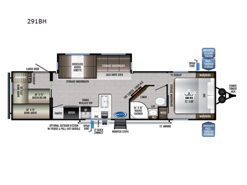 Della Terra 291BH Floorplan Image