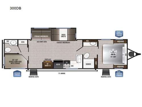 Della Terra 300DB Floorplan Image