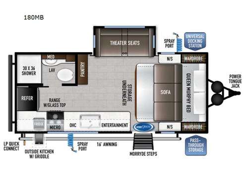 Della Terra 180MB Floorplan Image