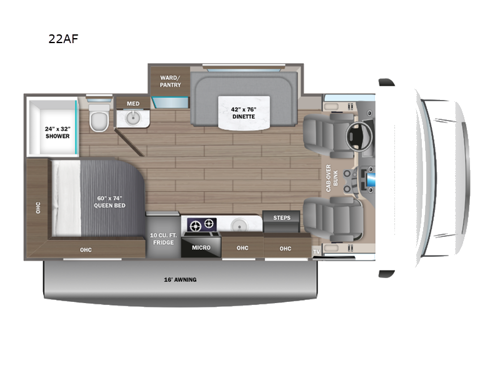 Redhawk SE 22AF Floorplan