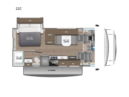 Redhawk SE 22C Floorplan