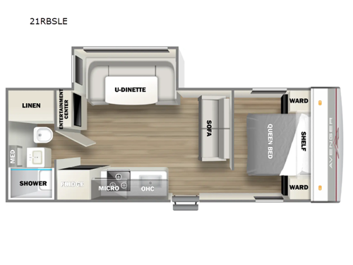 Avenger LE 21RBSLE Floorplan Image