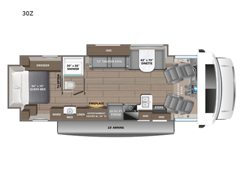Greyhawk 30Z Floorplan