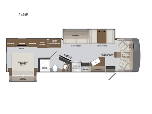 Invicta 34MB Floorplan Image