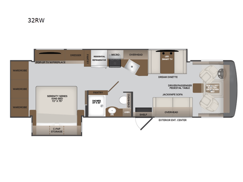 Invicta 32RW Floorplan Image