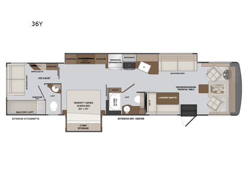 Invicta 36Y Floorplan Image