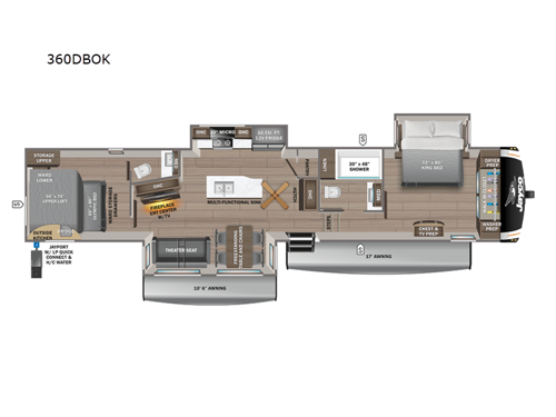 Eagle 360DBOK Floorplan Image