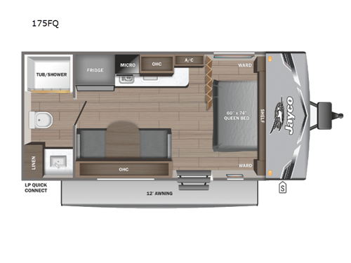 Jay Flight SLX 175FQ Floorplan