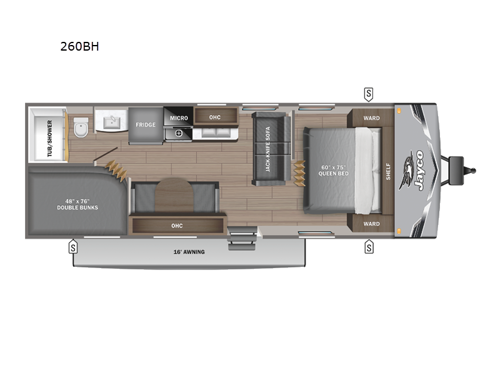 Jay Flight SLX 260BH Floorplan