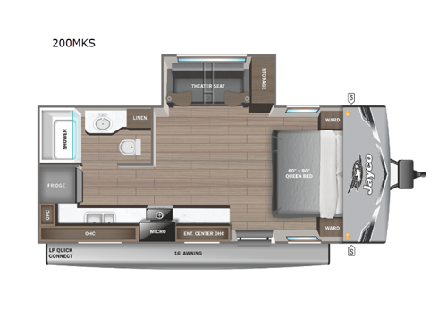 Jay Flight SLX 200MKS Floorplan