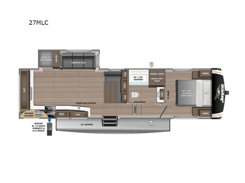 Eagle HT 27MLC Floorplan