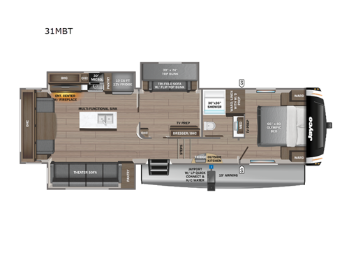 Eagle HT 31MBT Floorplan Image