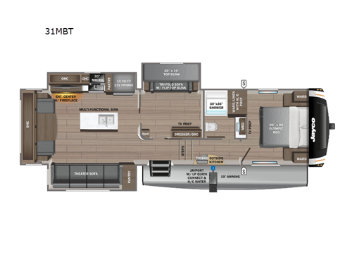 Eagle HT 31MBT Floorplan