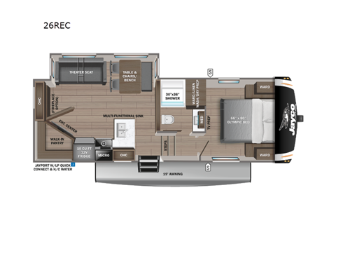 Eagle HT 26REC Floorplan