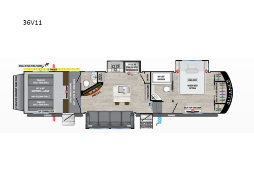 Valor 36V11 Floorplan