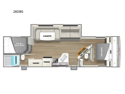 Avenger 28DBS Floorplan Image