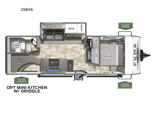 Puma 25BHS Floorplan