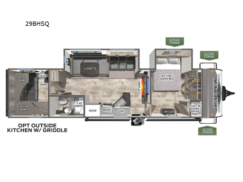 Puma 29BHSQ Floorplan