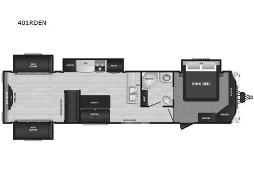 Residence 401RDEN Floorplan Image