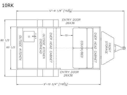 Little Buggy 10RK Floorplan Image