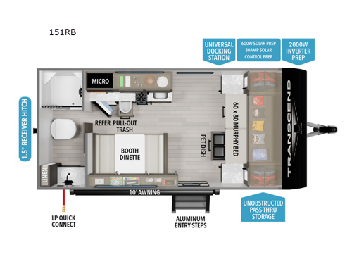 Transcend One 151RB Floorplan Image