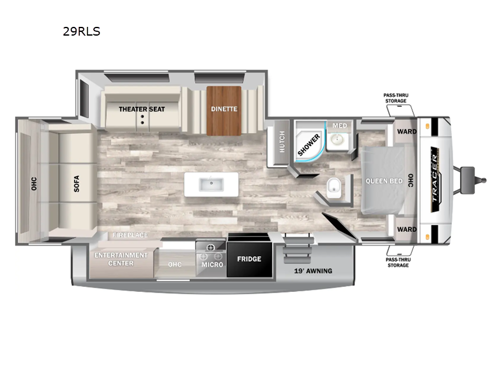 Tracer 29RLS Floorplan Image