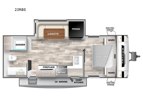 Tracer 23RBS Floorplan Image