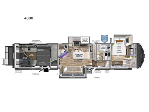 Model G 4000 Floorplan Image