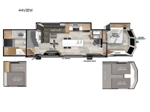 Salem Grand Villa 44VIEW Floorplan Image