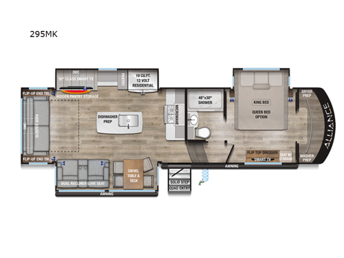 Paradigm 295MK Floorplan Image