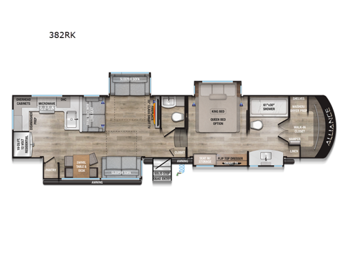 Paradigm 382RK Floorplan Image