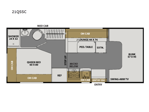 Freelander 21QSSC Floorplan Image