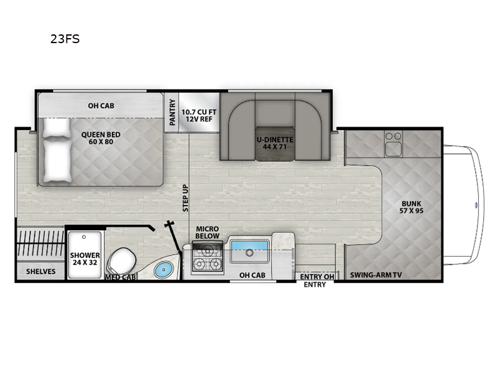 Freelander 23FS Floorplan Image