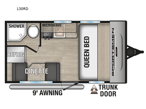 Sportsmen Classic 130RD Floorplan