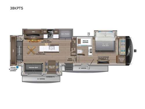 Pinnacle 38KPTS Floorplan Image