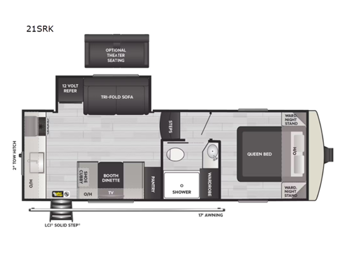 Arcadia Select 21SRK Floorplan