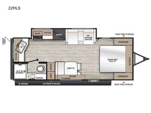 Aurora Light 22MLS Floorplan
