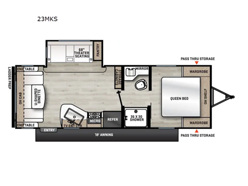 Aurora Light 23MKS Floorplan