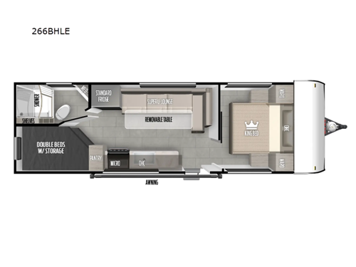 Salem FSX 266BHLE Floorplan Image