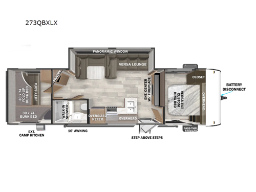 Salem Cruise Lite 273QBXLX Floorplan Image