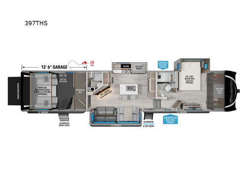 Momentum 397THS Floorplan Image