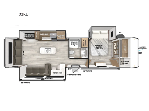 Salem 32RET Floorplan