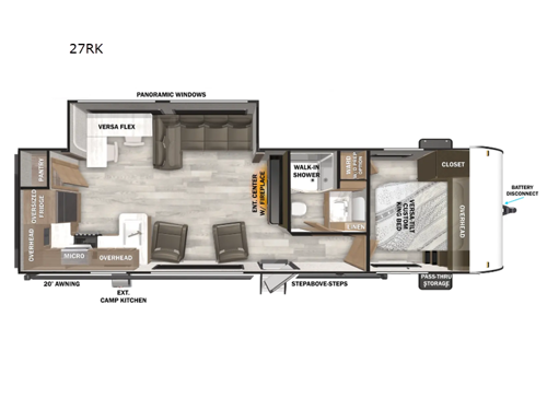 Salem 27RK Floorplan