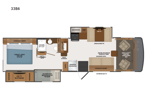 Flair 33B6 Floorplan Image