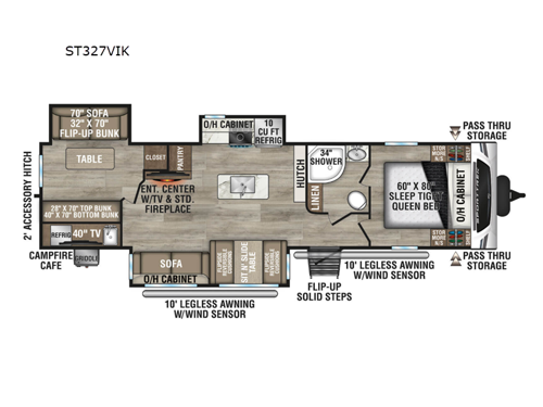 SportTrek ST327VIK Floorplan