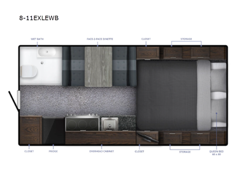 Limited Edition 8-11EXLEWB Floorplan