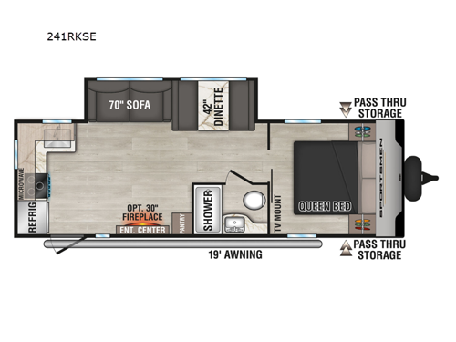 Sportsmen SE 241RKSE Floorplan