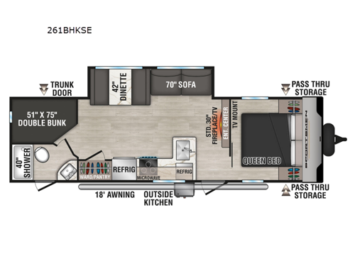 Sportsmen SE 261BHKSE Floorplan